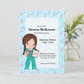 Kinder verpleegster kaart (Staand voorkant)