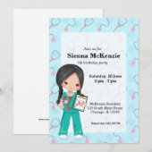 Kinder verpleegster kaart (Voorkant / Achterkant)