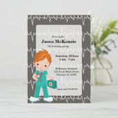 Kinder verpleegster kaart (Staand voorkant)