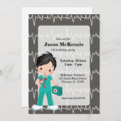 Kinder verpleegster kaart (Voorkant / Achterkant)