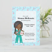 Kinder verpleegster kaart (Staand voorkant)