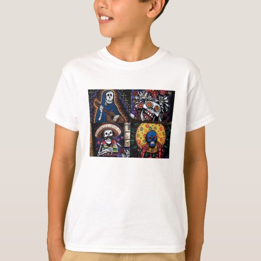 kinder versie "Dag van de dood" T-shirt (Voorkant)