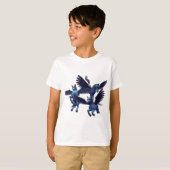 Kinder verticale T-Shirt-Sjabloon - Gepersonalisee T-shirt (Voorkant volledig)