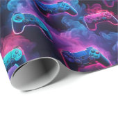 Kinder Video Gaming Verjaardagsfeest Verpakkingspa Cadeaupapier (Rol Hoek)