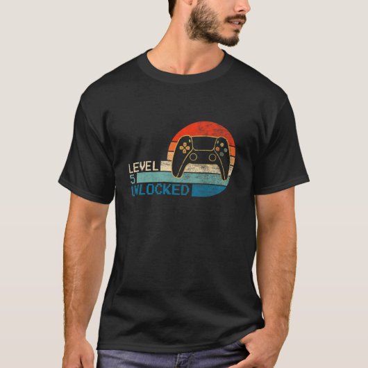 Kinder videospelcontroller niet-vergrendeld niveau t-shirt (Voorkant)
