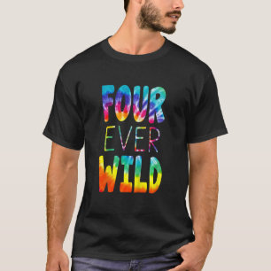 Kinder vier jaar geleden, vier jaar geleden, verf  t-shirt