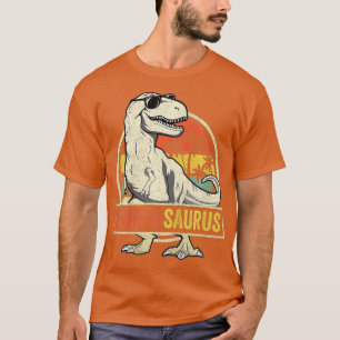 Kinder vier jaar Saurus Birthday T Rex 4 jaar oude T-shirt