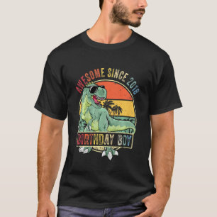 Kinder vierde verjaardag Dinosaur 4 jaar Geweldige T-shirt