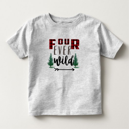 Kinder vieroever Wilde Lumberjack Wilde Flannel Pl Shirts (Voorkant)