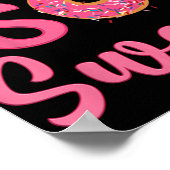 Kinder vijfde donut Birthday Partij Vijf jaar oud  Poster (Hoek)