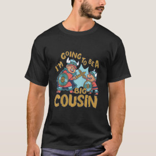 Kinder Viking Big Cousin Ik word een grote Cousi T-shirt