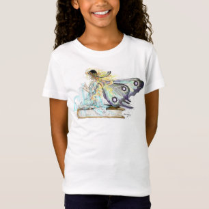 Kinder Vintage boekenfeeën T-shirt