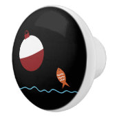 Kinder vis en aas keramische knop (Rechts)