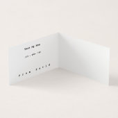 Kinder Visitekaartje: Lets Hang Out Visitekaartje (Binnen)