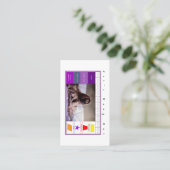 Kinder Visitekaartje: Lets Hang Out Visitekaartje (Staand voorkant)