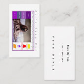 Kinder Visitekaartje: Lets Hang Out Visitekaartje (Voorkant / Achterkant)