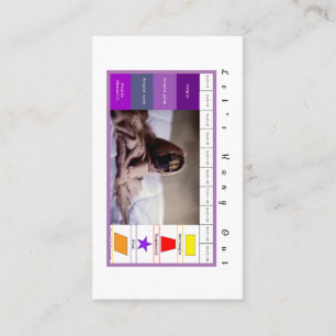 Kinder Visitekaartje: Lets Hang Out Visitekaartje