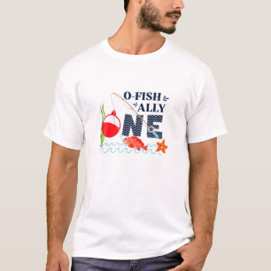 Kinder vispartij - Ally 1 1e eerste verjaardag T-shirt