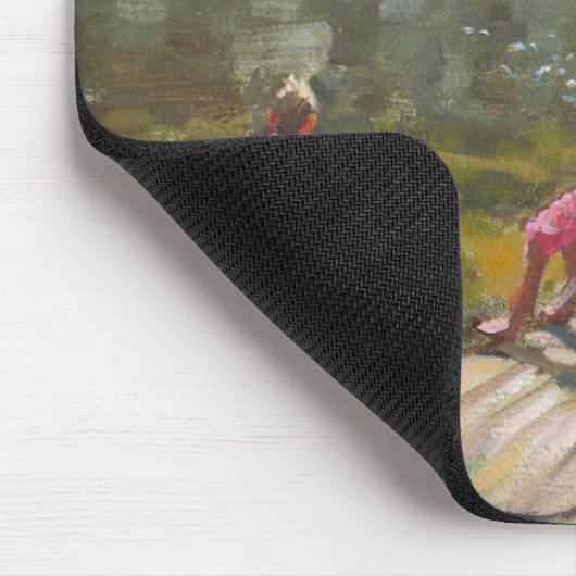 Kinder visserij Looe Cornwall 2014 Muismat (Hoek)