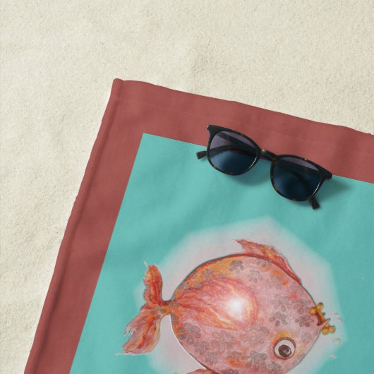 Kinder visstrand strandlaken (In situ)