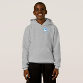 Kinder Vlieg Zip Front Hoodie (Voorkant volledig)