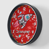 Kinder vlinderjongens, raketruimte, rode klok (Hoek)