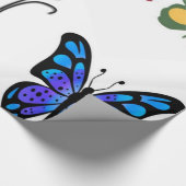 Kinder vlinderpakpapier cadeaupapier (Hoek)