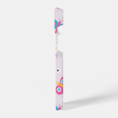 Kinder vlinderpatroon bevestigen iPhone hoesje (Linkerkant)