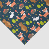 Kinder vlooiendieren Bunny Rabbit Fox Beer Tissuepapier (Detail)