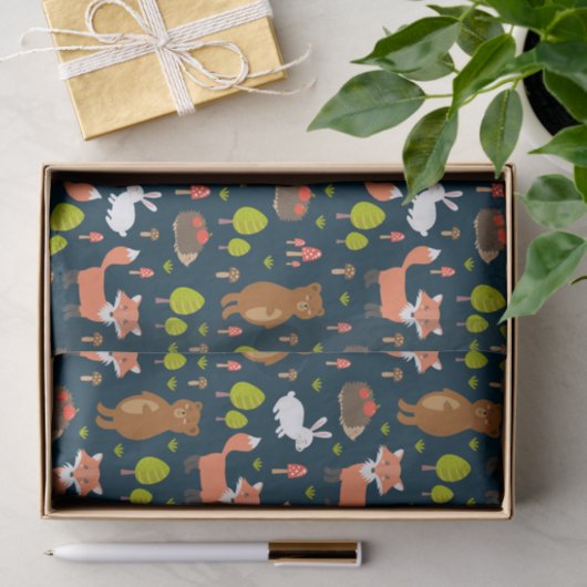 Kinder vlooiendieren Bunny Rabbit Fox Beer Tissuepapier (Geschenk)