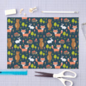 Kinder vlooiendieren Bunny Rabbit Fox Beer Tissuepapier (Craft)