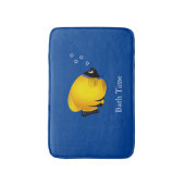 Kinder vlootsvis op marinemat badmat (Voorkant Verticaal)