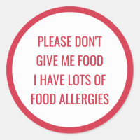 Kinder voedselallergie geef me alsjeblieft geen et