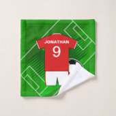 Kinder voetbal Bedroom Collectie 1 Bad Handdoek (Wasdoekje)