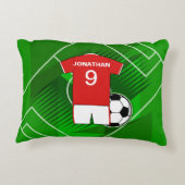 Kinder voetbal Bedroom Collectie 1 Decoratief Kussen (Achterkant)