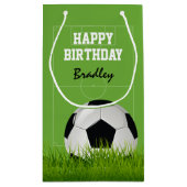 Kinder Voetbal Football Happy Birthday | Gepersona Klein Cadeauzakje (Achterkant)