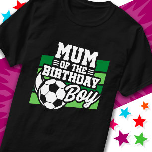 Kinder Voetbal Football Party Mama van de Verjaard T-shirt