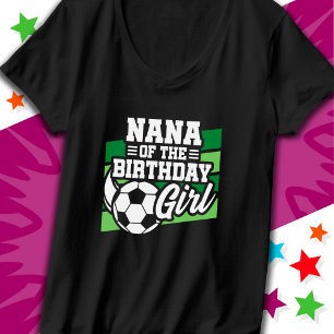Kinder Voetbal Football Party Nana van Verjaardags T-shirt