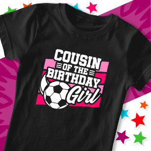 Kinder Voetbal Football Party Neef van Verjaardags T-shirt