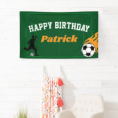 Kinder Voetbal Football Verjaardagsfeestbanner Spandoek (Insitu)