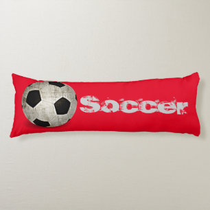 Kinder Voetbal Rood Wit Lichaamskussen