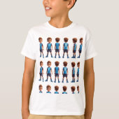 kinder voetballers t-shirt (Voorkant)
