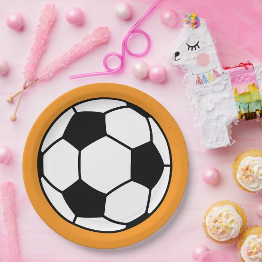 Kinder Vogeldag Football Voetbal Papieren Bordje (Feest)