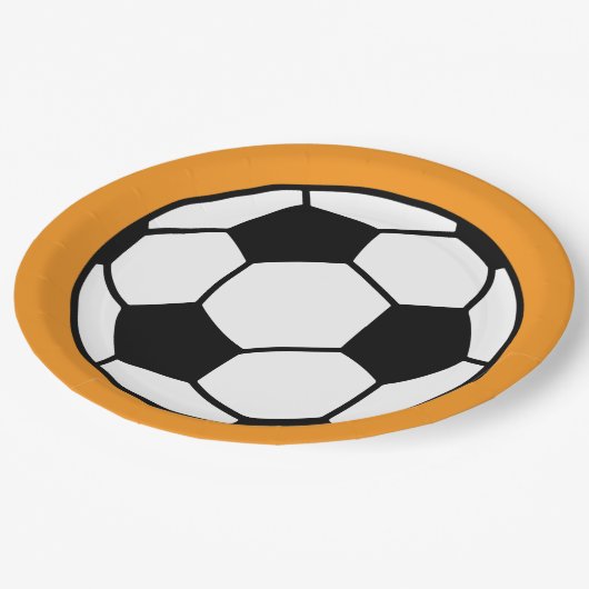 Kinder Vogeldag Football Voetbal Papieren Bordje (Gekanteld)