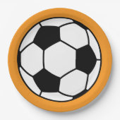 Kinder Vogeldag Football Voetbal Papieren Bordje (Voorkant)