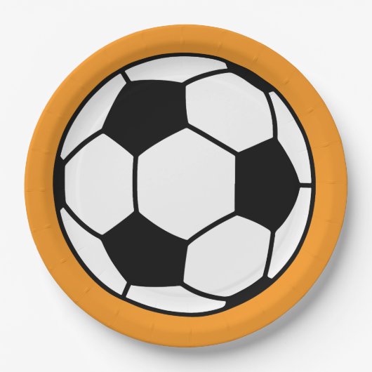 Kinder Vogeldag Football Voetbal Papieren Bordje (Voorkant)
