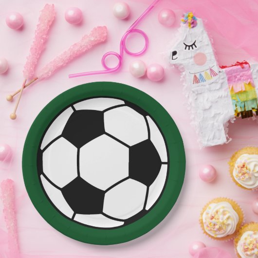 Kinder Vogeldag Football Voetbal Papieren Bordje (Feest)