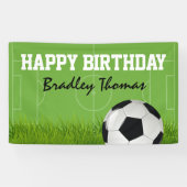 Kinder Vogeldag Football Voetbal Spandoek (Horizontaal)