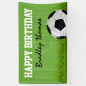 Kinder Vogeldag Football Voetbal Spandoek (Verticaal)