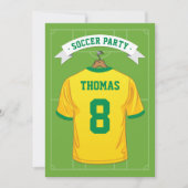 Kinder Vogelpartij | Brazilië Jersey Kaart (Voorkant)